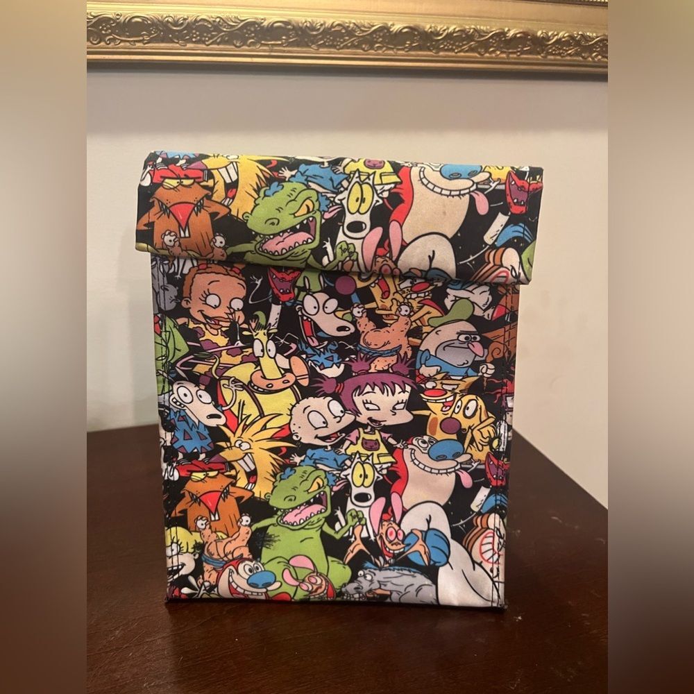 Roll top throw back lunchbox Nickelodeon